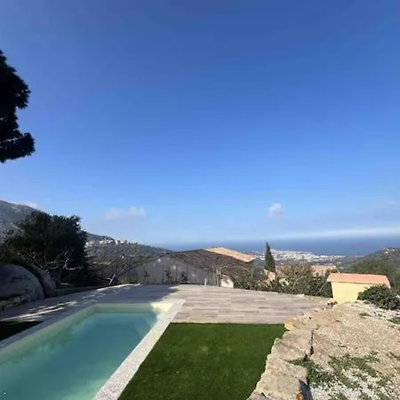 Magnifique Piscine Vues Mer, Et Montagnes Santa-Reparata-di-Balagna